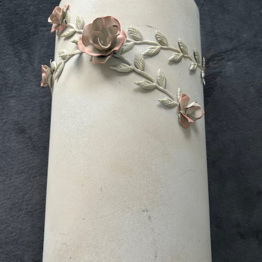 Floral Bathroom Set: 3-Piece Metal - Picture 2 of 11
